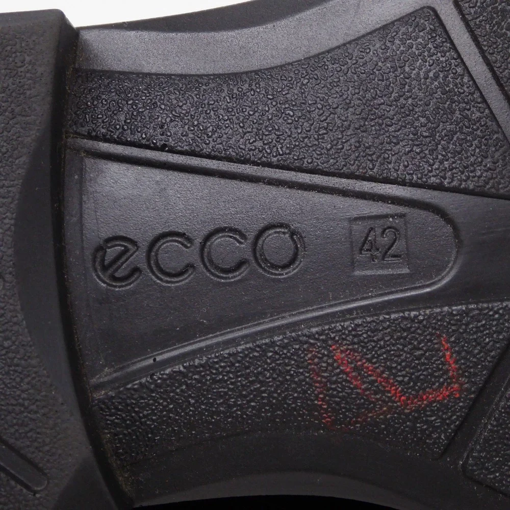 Ecco Mens Oxfords Dress Shoes Black Gore-Tex Leather Lace Up 42 / 8-8.5